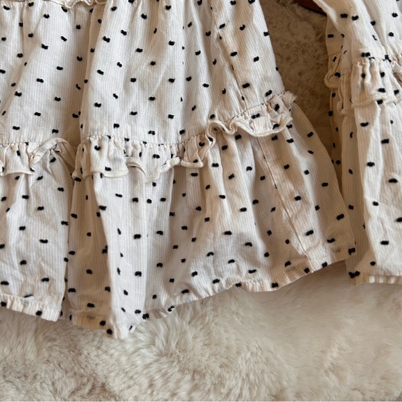 Club Monaco Polka Dot Tiered Top - Picture 7 of 8